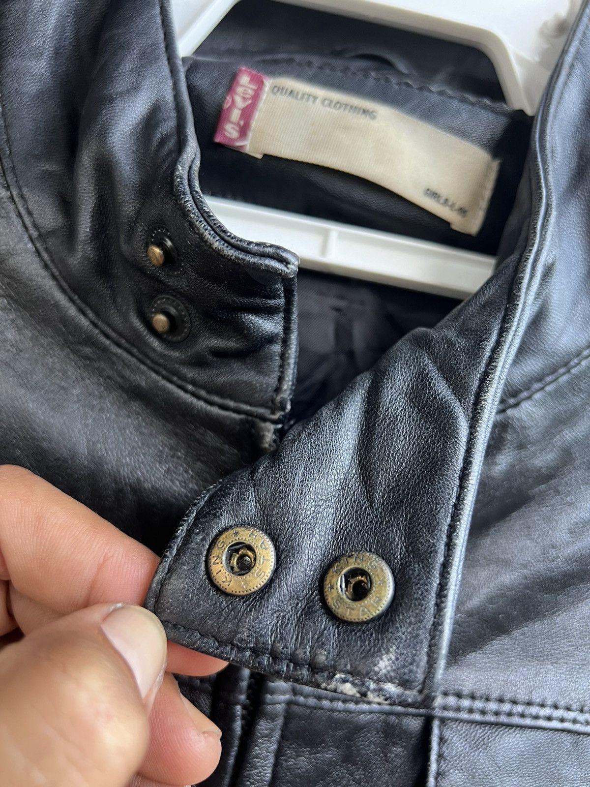 Levi's Lether Jacket Levis Size S / US 4 / IT 40 - 14 Thumbnail