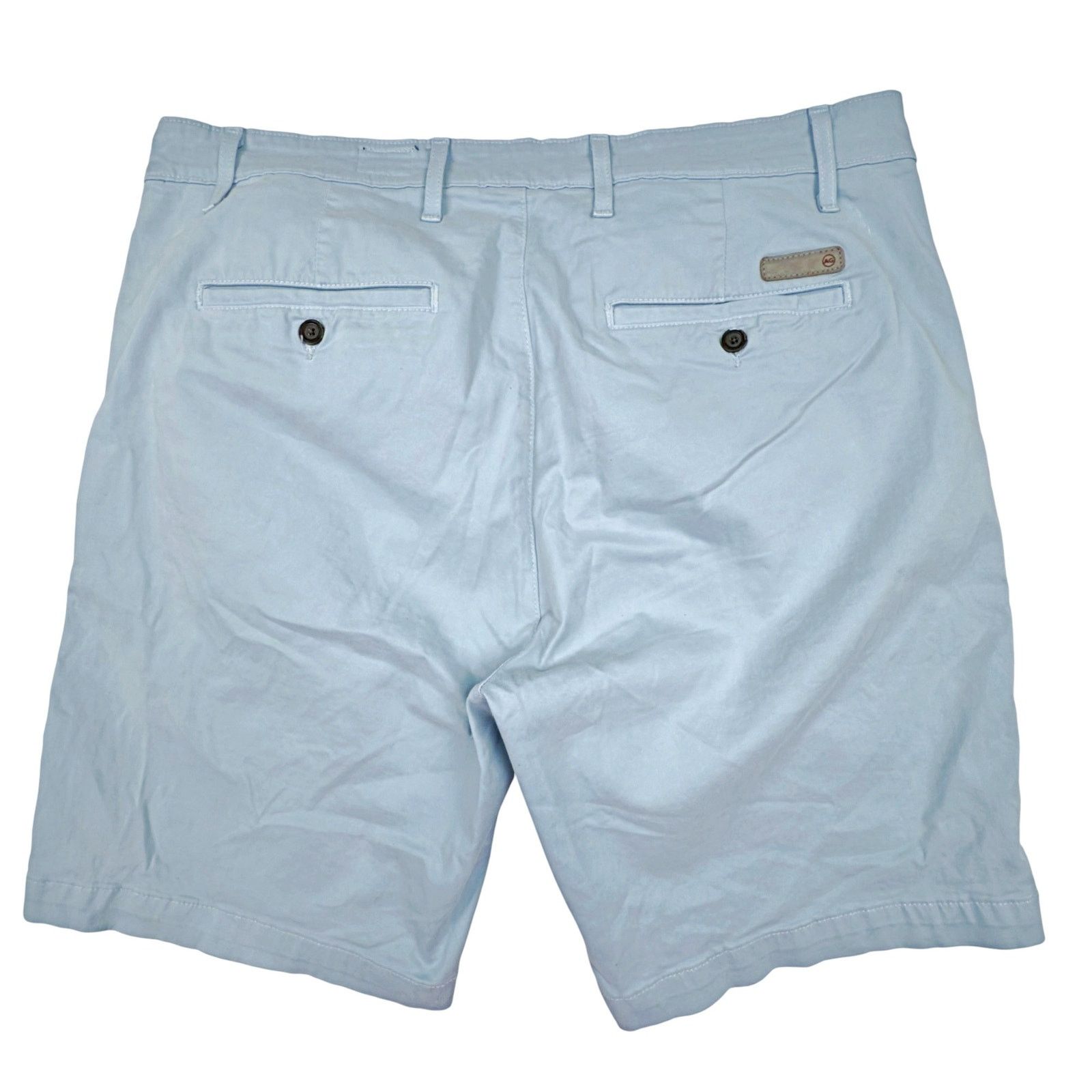 AG Adriano Goldschmied Adriano Goldschmied Wanderer Short Light Blue Slim Trouser Size US 38 / EU 54 - 6 Thumbnail