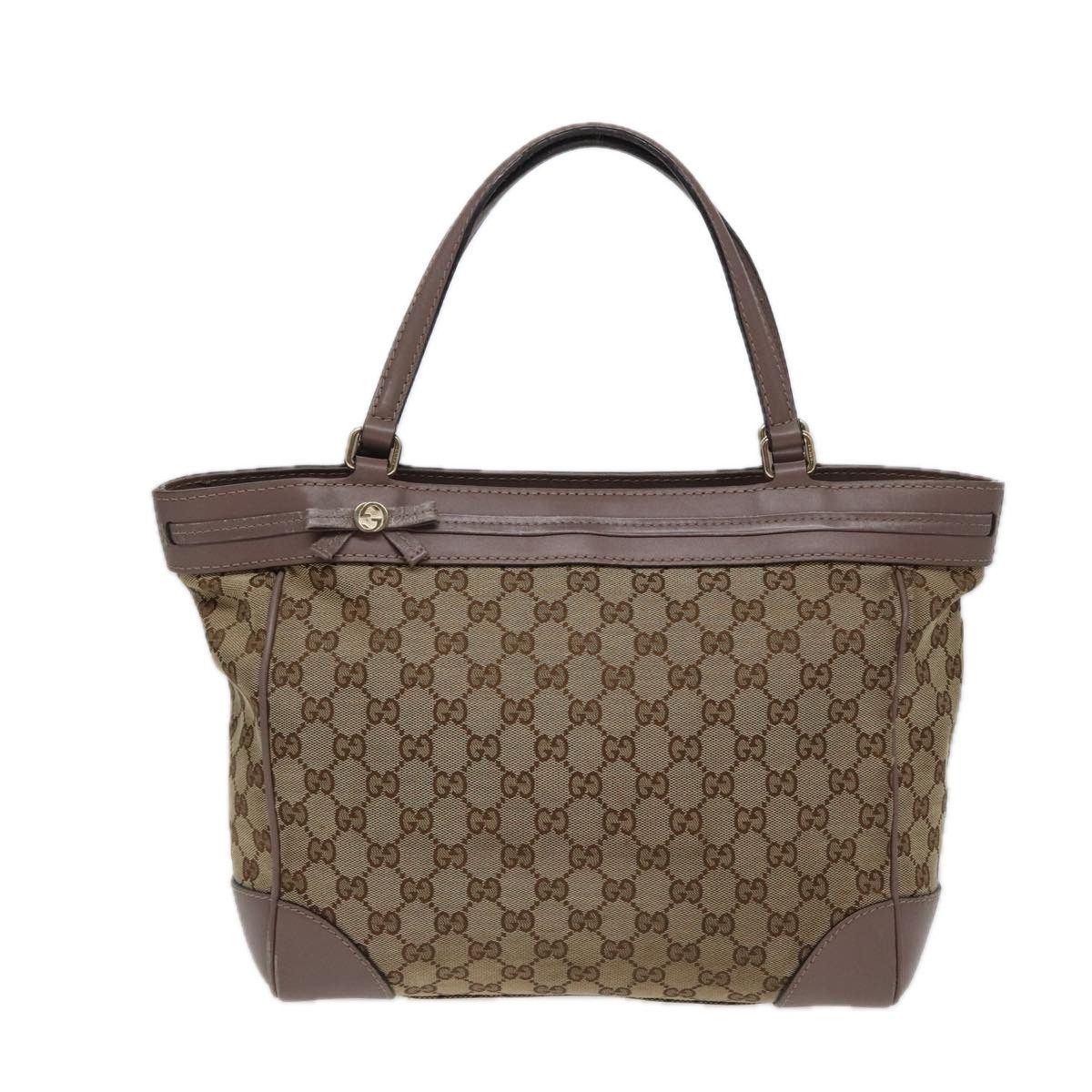 Gucci Mayfair Beige Canvas Tote Bag (Pre-Owned) Size ONE SIZE - 1 Thumbnail
