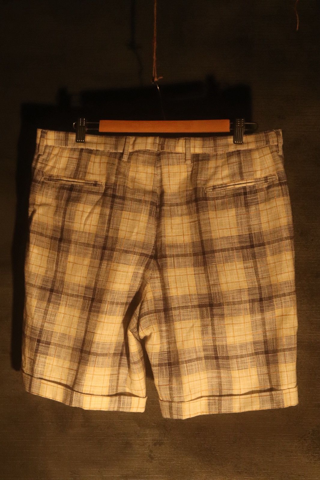 Fendi FENDI Madras Check Linen Blend Suit Set Jacket Shorts 52R Size 52R - 5 Thumbnail