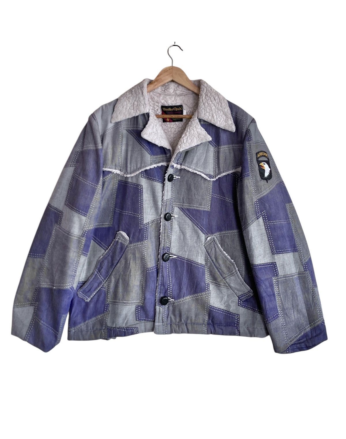 Vintage Very Rare Vintage Weather Jack Fur Patchwork Jacket 1970s Size US M / EU 48-50 / 2 - 1 Thumbnail