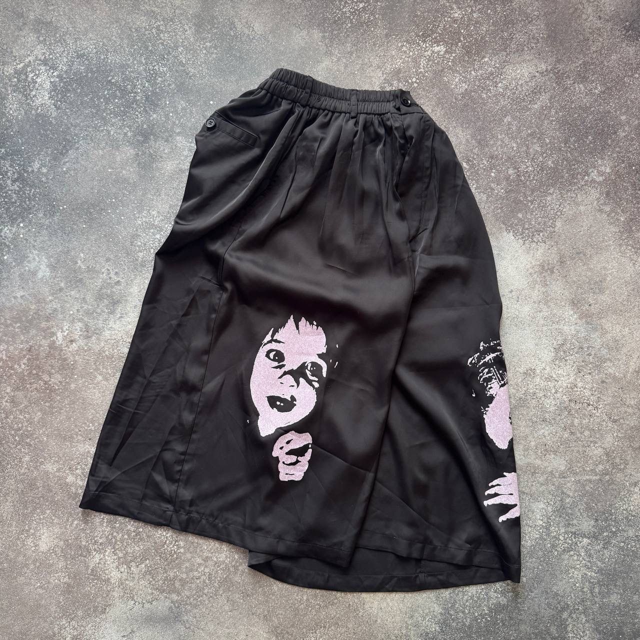 Yohji Yamamoto Yohji Yamamoto Pour Homme SS22 O-Beroko Silk Wide Shorts Size US 32 / EU 48 - 13 Thumbnail