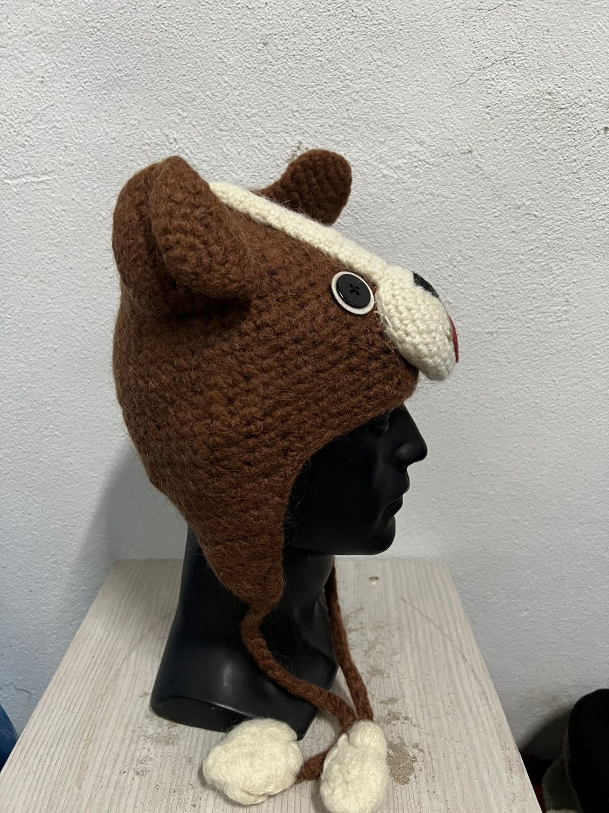 Handmade Vintage Costume Cartoon Handmade Beanie Hat Size ONE SIZE - 4 Thumbnail