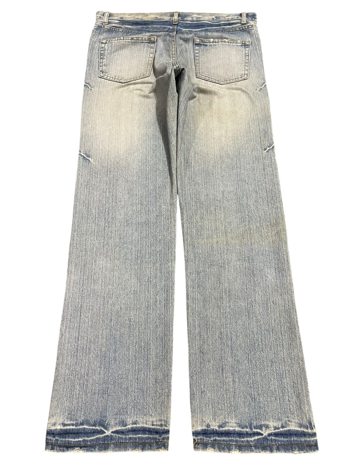 Kapital Vintage Japanese Brand Destroy Distressed Style Baggy Jeans Size US 34 / EU 50 - 2 Thumbnail