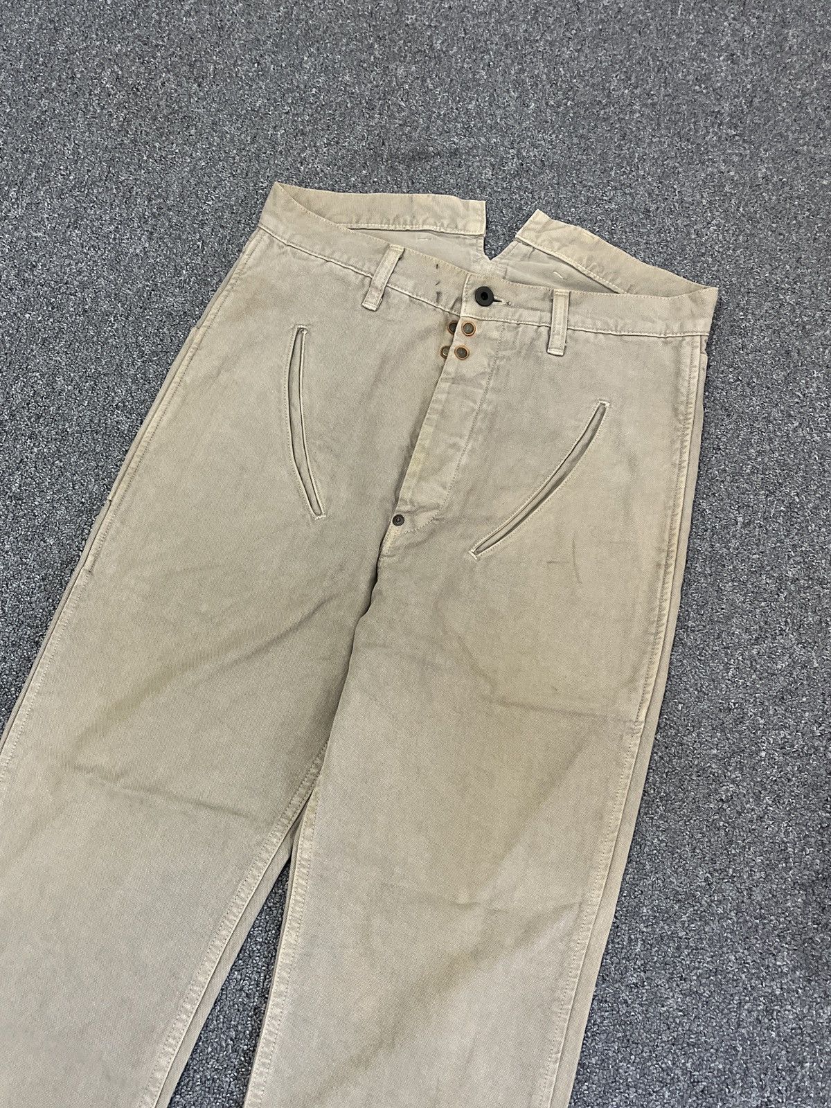 Kapital 90s KAPITAL Fishtail Buckle Back Western Pocket Pants Size US 32 / EU 48 - 2 Thumbnail
