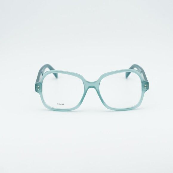 Celine Celine CL50148I 093 Eyeglasses Light Green 53mm Square Frame Size ONE SIZE - 2 Thumbnail