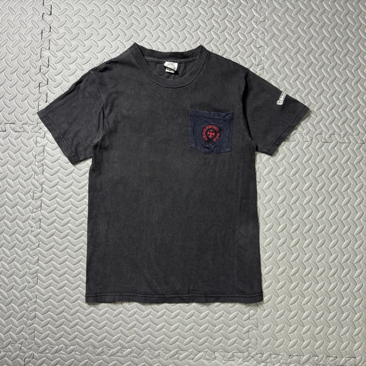 Chrome Hearts RARE! 90s EMBROIDERED HORSESHOE POCKET TEE Size US S / EU 44-46 / 1 - 1 Thumbnail