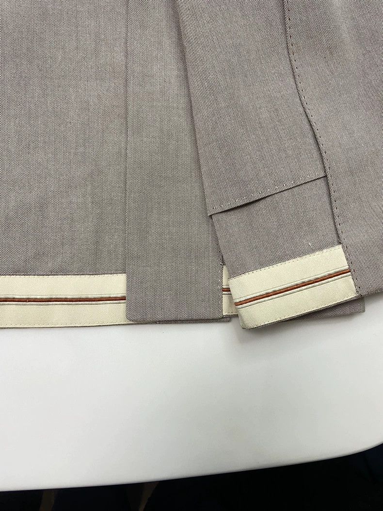 Loro Piana LORO PIANA Dress in a clean suit and tie Size 50L - 7 Thumbnail