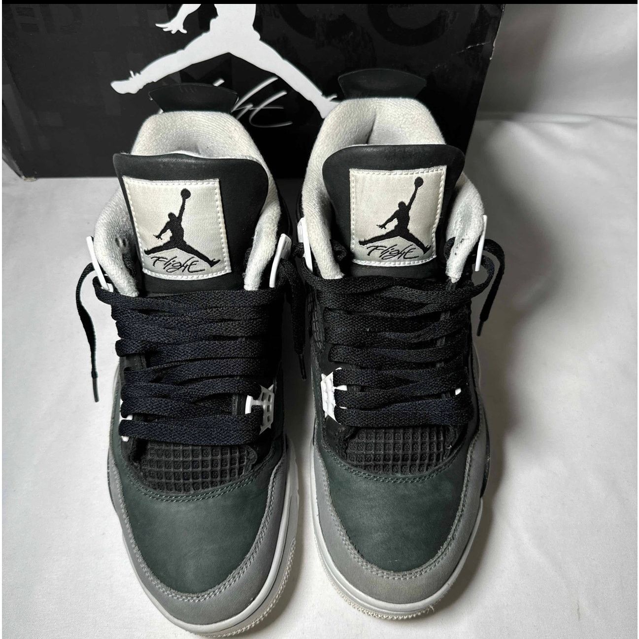 Jordan Brand × Nike Size 9 - Air Jordan 4 Retro Fear 2024 Men's Shoes Ships Now Size US 9 / EU 42 - 4 Thumbnail