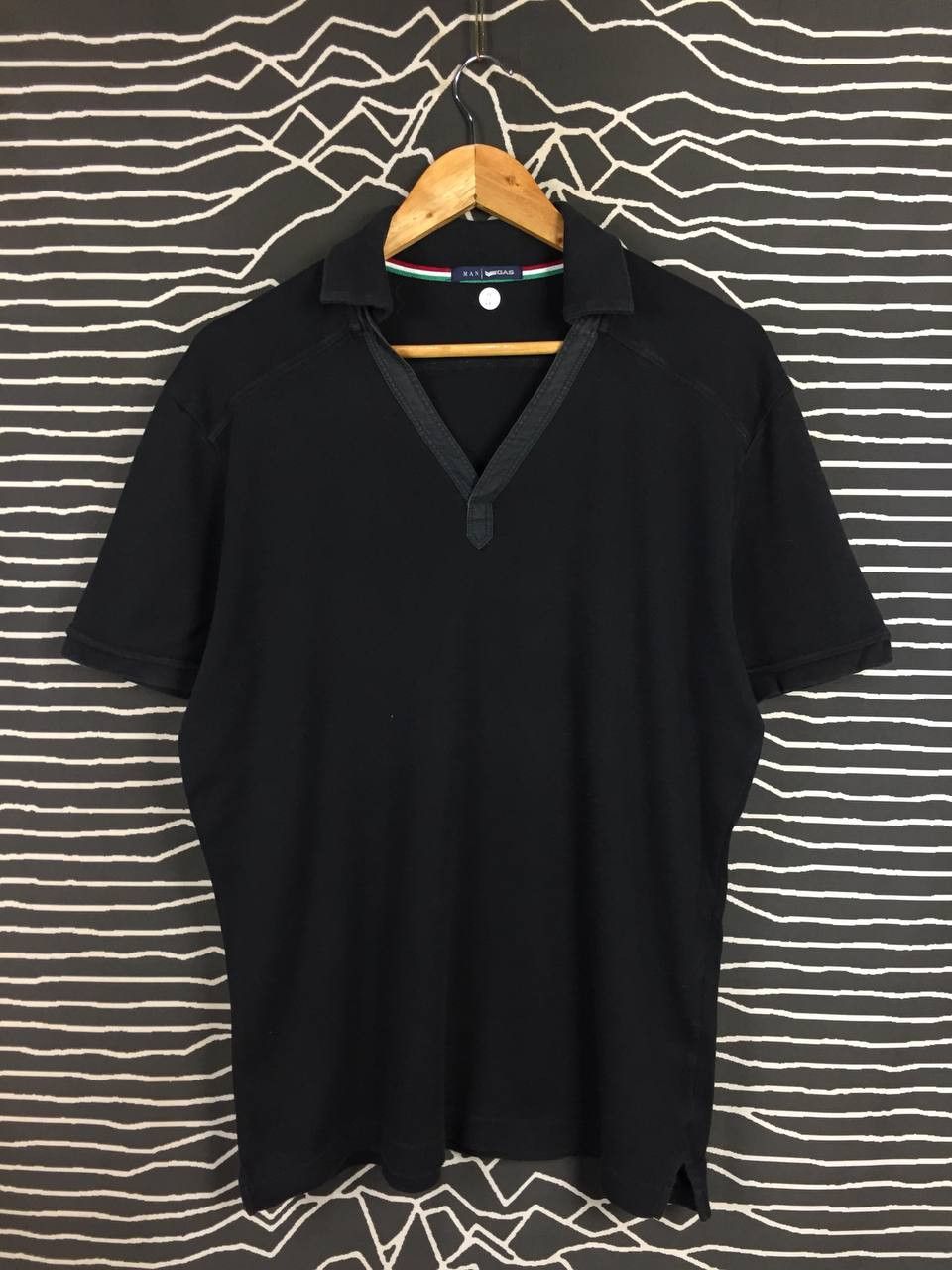 GAS GAS Made In Italy Smart Casual Open Collar Polo Shirt Size US L / EU 52-54 / 3 - 1 Thumbnail
