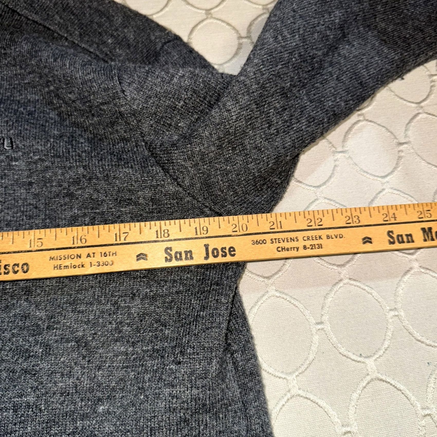 KAVU KAVU Mens Sweater Pullover Knit Quarter Zip Mock Neck Wool Blend Gray M Long Sleeve) Size US M / EU 48-50 / 2 - 6 Thumbnail