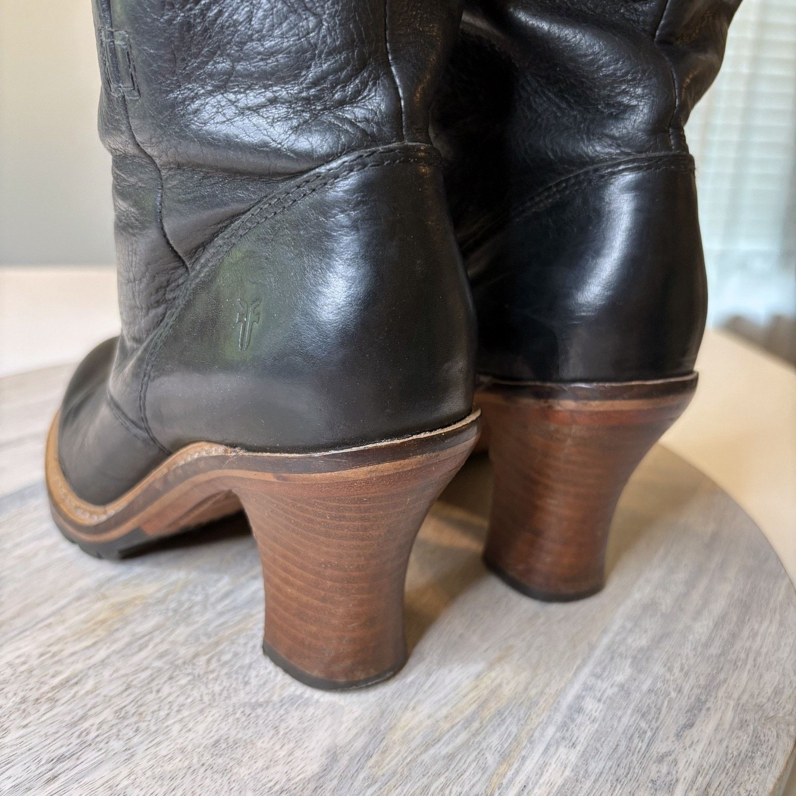 Frye Frye Mildred Engineer Leather Buckle Tall Boots Size 6.5 M Size US 6.5 / IT 36.5 - 8 Thumbnail