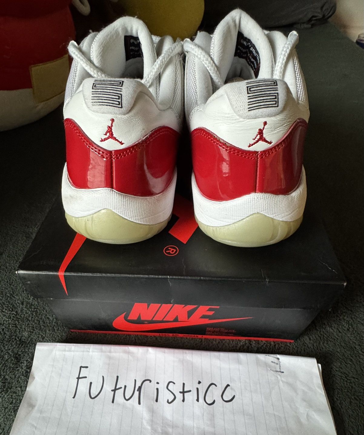 Jordan Brand × Nike Jordan 11 Low Cherry Size US 11.5 / EU 44-45 - 3 Thumbnail