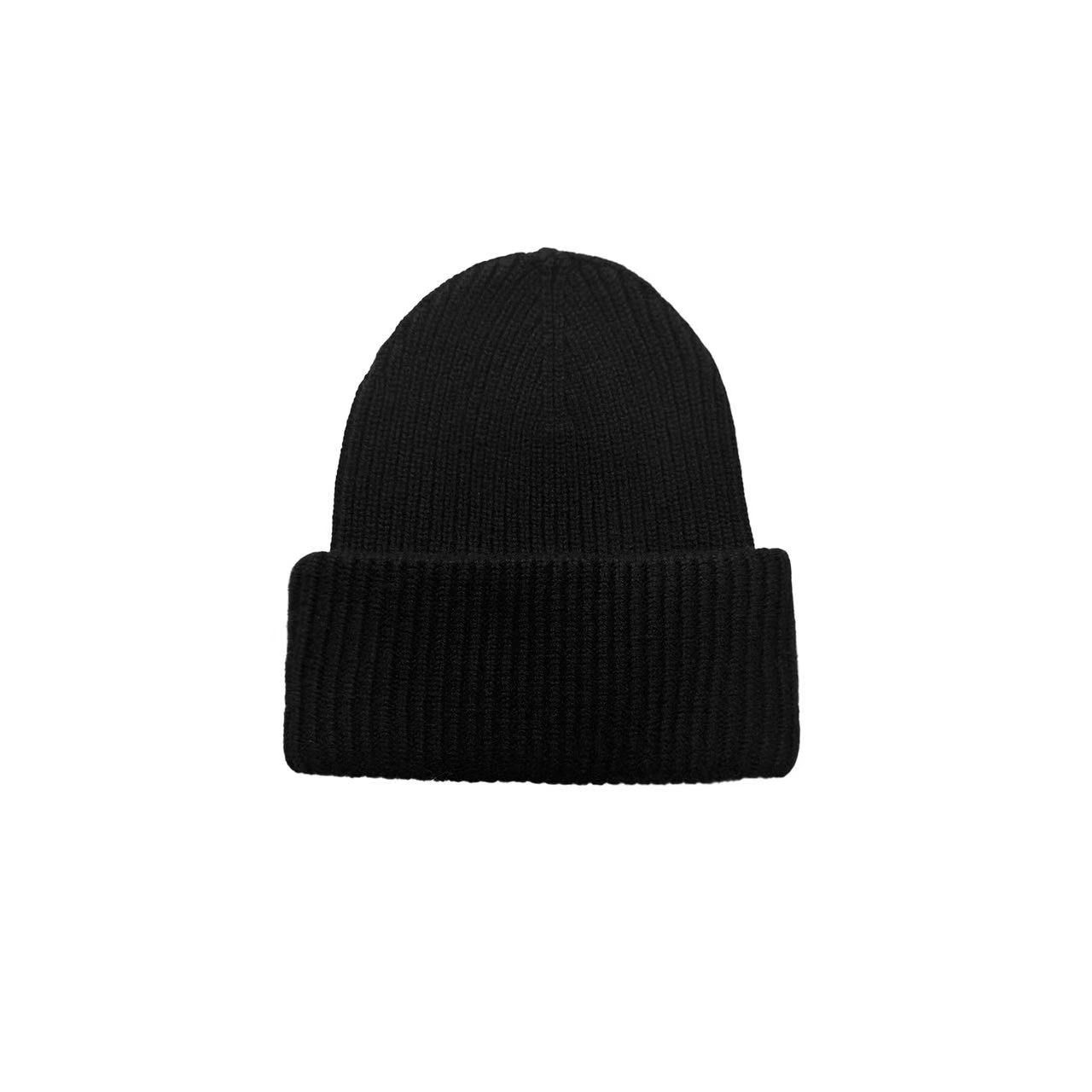 Chanel Chanel CC Cashmere Black Beanie Size ONE SIZE - 2 Thumbnail