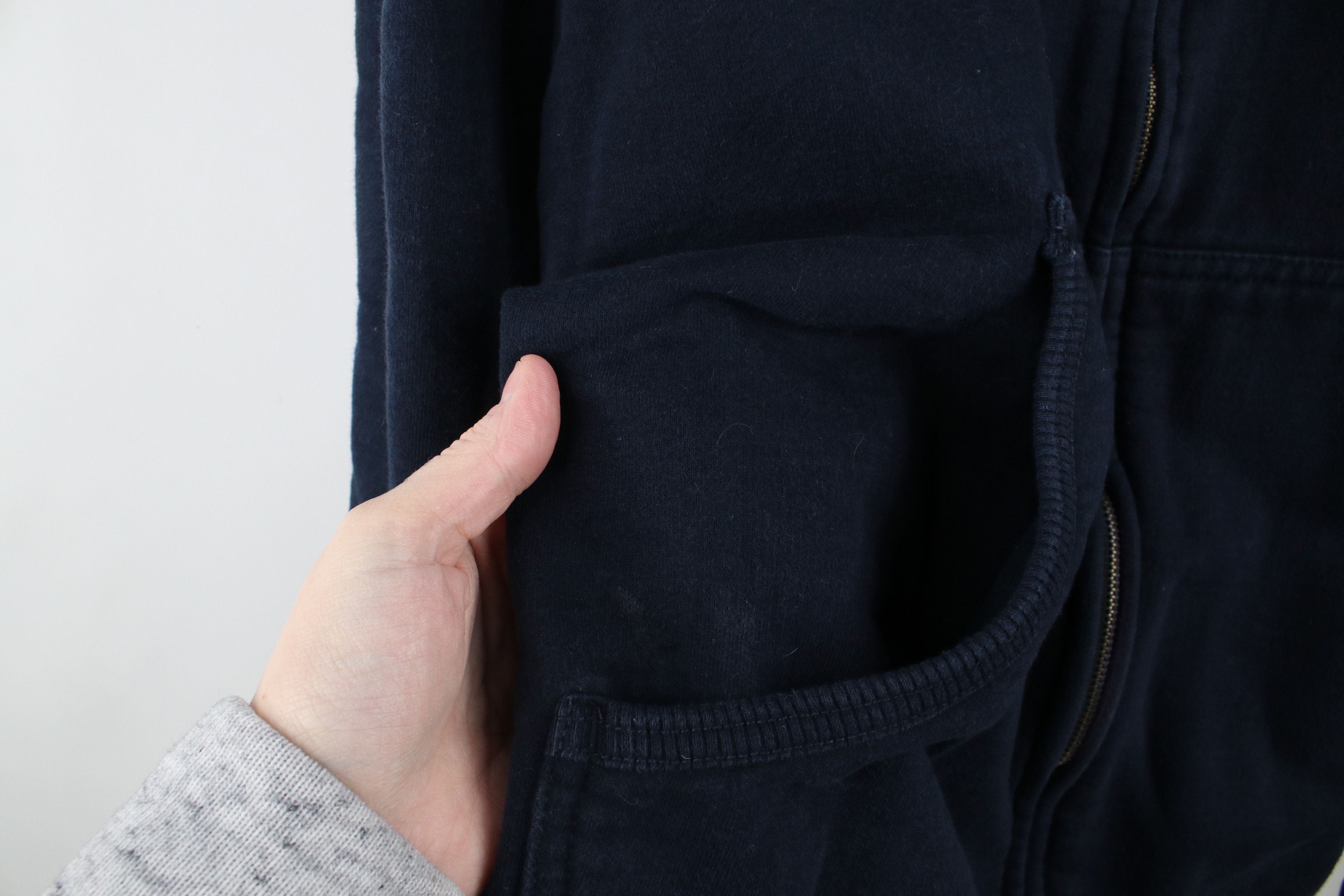 Vintage Vintage 90s Streetwear Heavyweight Lined Full Zip Hoodie Size US XL / EU 56 / 4 - 4 Thumbnail