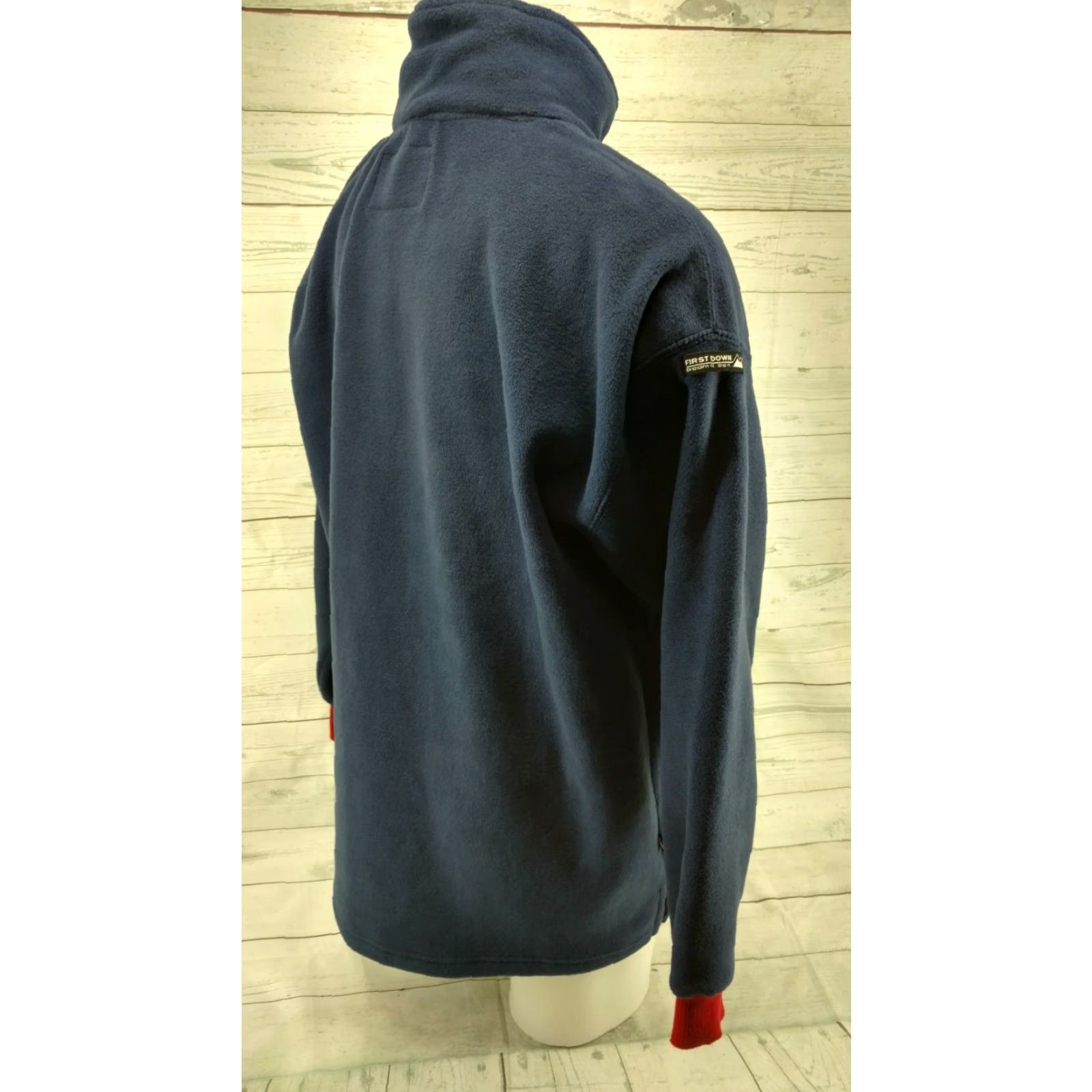 Vintage First Down Exploration Blue Fleece 1/4 Zip Hiking Pullover Size Large Size US L / EU 52-54 / 3 - 5 Thumbnail