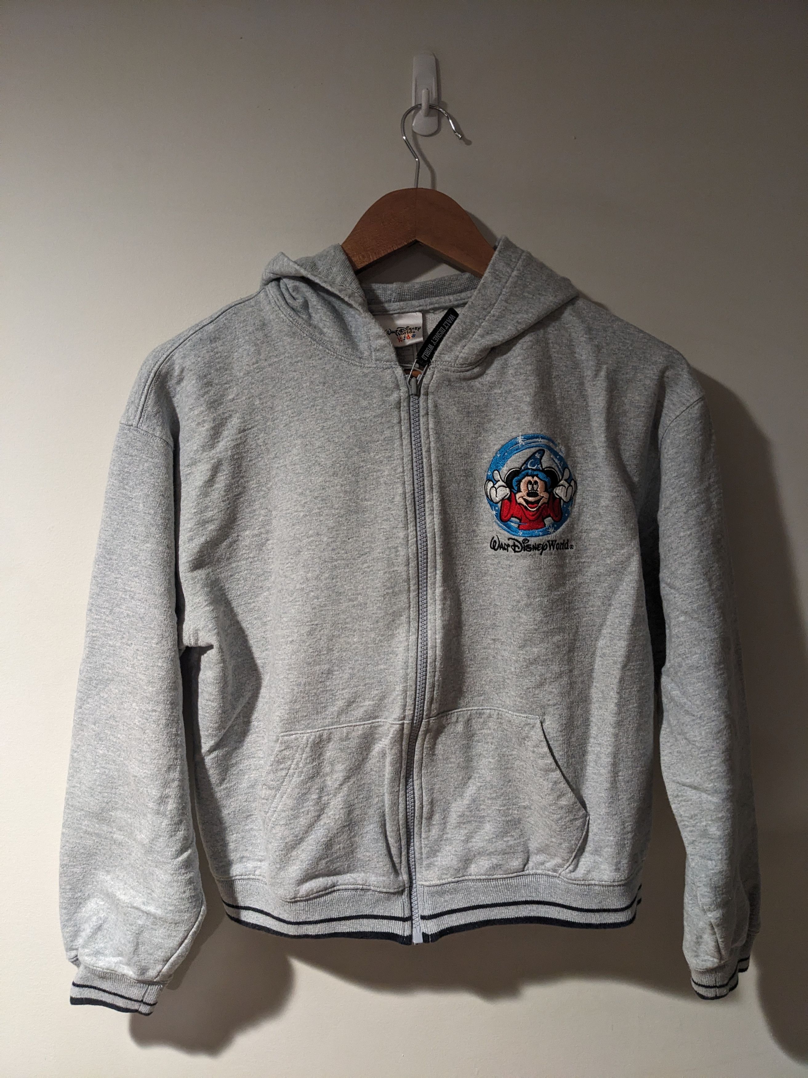 Disney × Vintage Vintage Y2K Walt Disney World Where Kids Full Zip Hoodie Size US XL / EU 56 / 4 - 3 Thumbnail