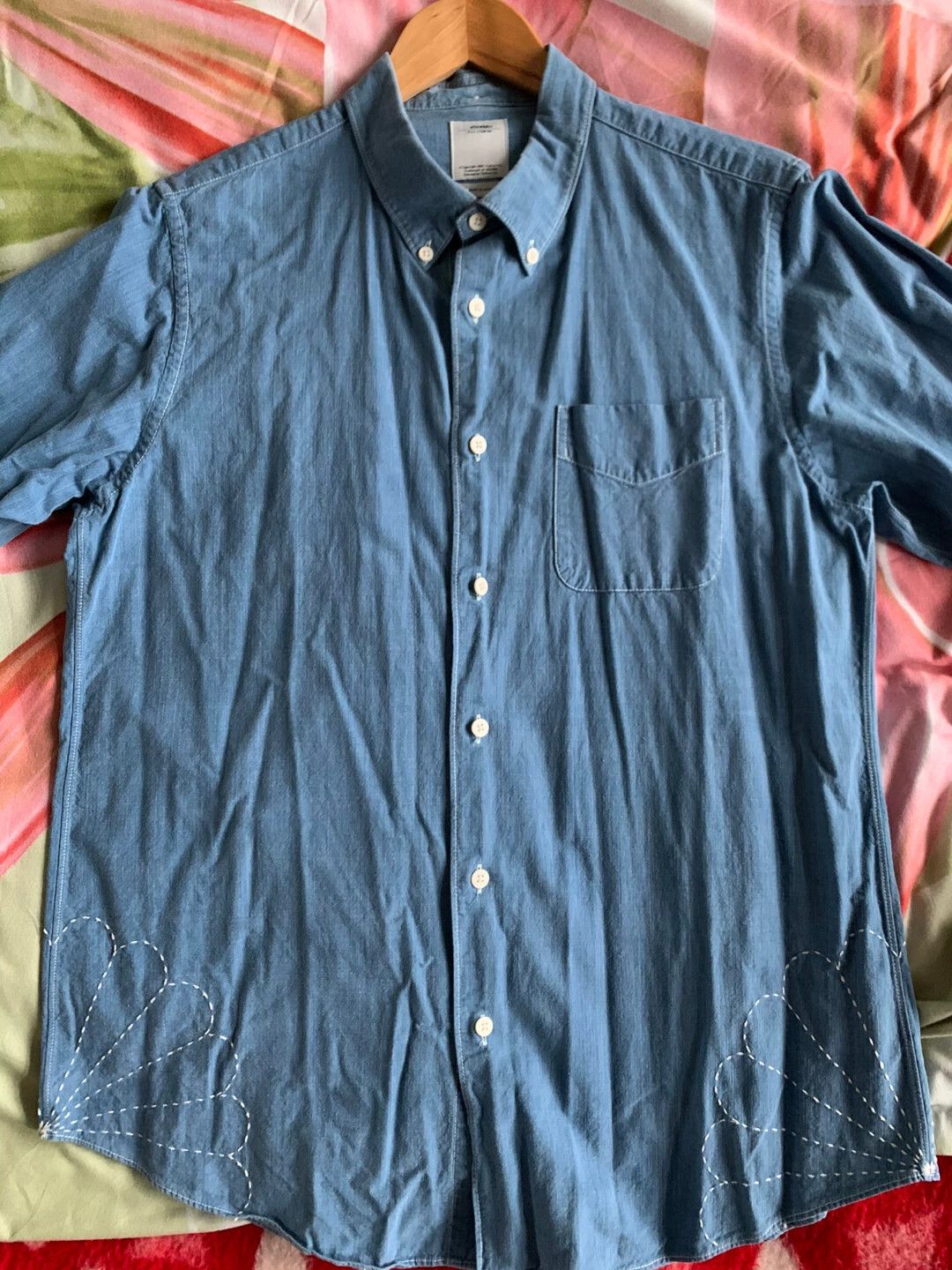 Visvim VISVIM LUNGTA B.D. SASHIKO L/S CHAMBRAY blouse Size US M / EU 48-50 / 2 - 1 Thumbnail