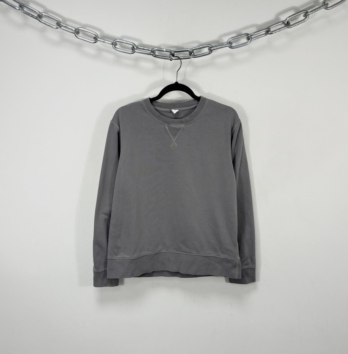 Arket Arket Men’s Grey Classic 2024 Cotton Pullover Sweatshirt Size US M / EU 48-50 / 2 - 1 Thumbnail