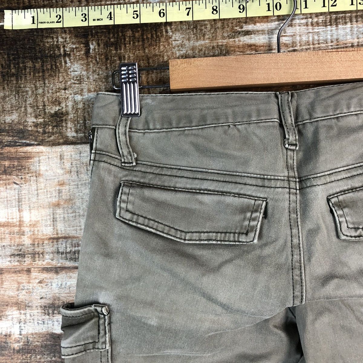 Japanese Brand Spiral Temp Green Cargo Multipocket Pants #A2456 Size 25" / US 0 / IT 36 - 19 Thumbnail