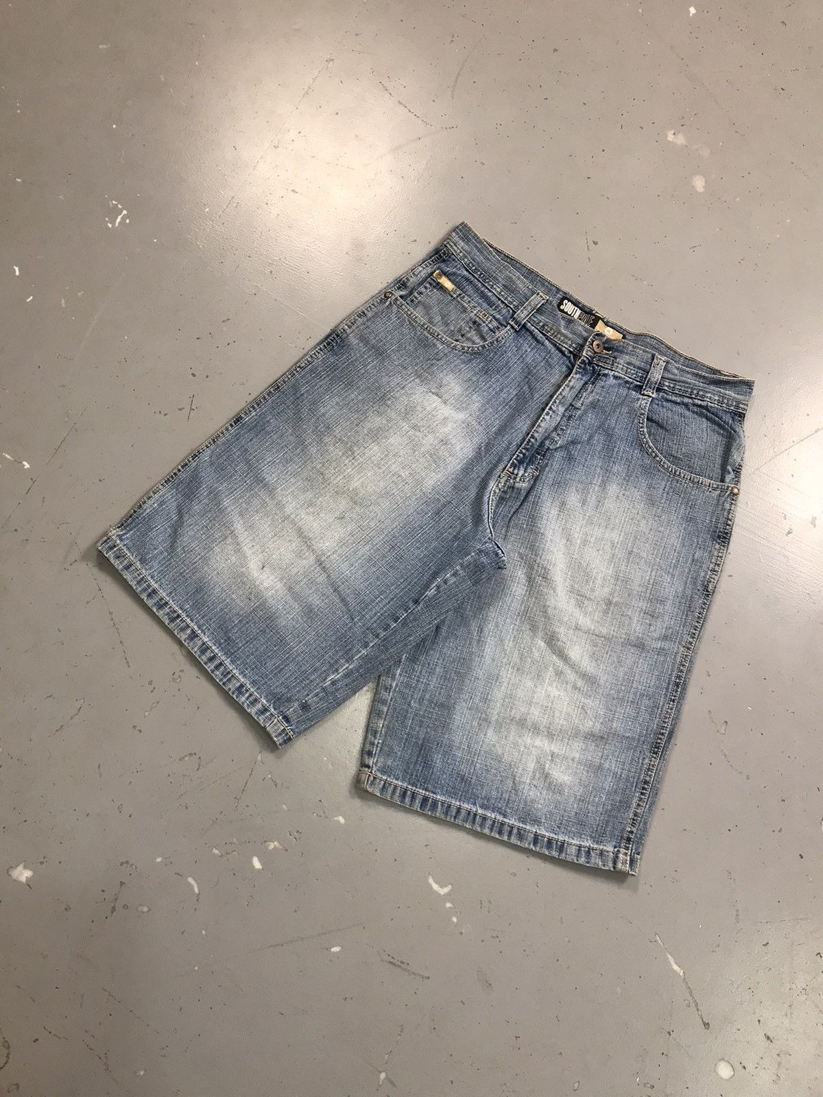 Southpole Vintage Southpole yellow tab skater denim jort Size US 35 - 3 Thumbnail