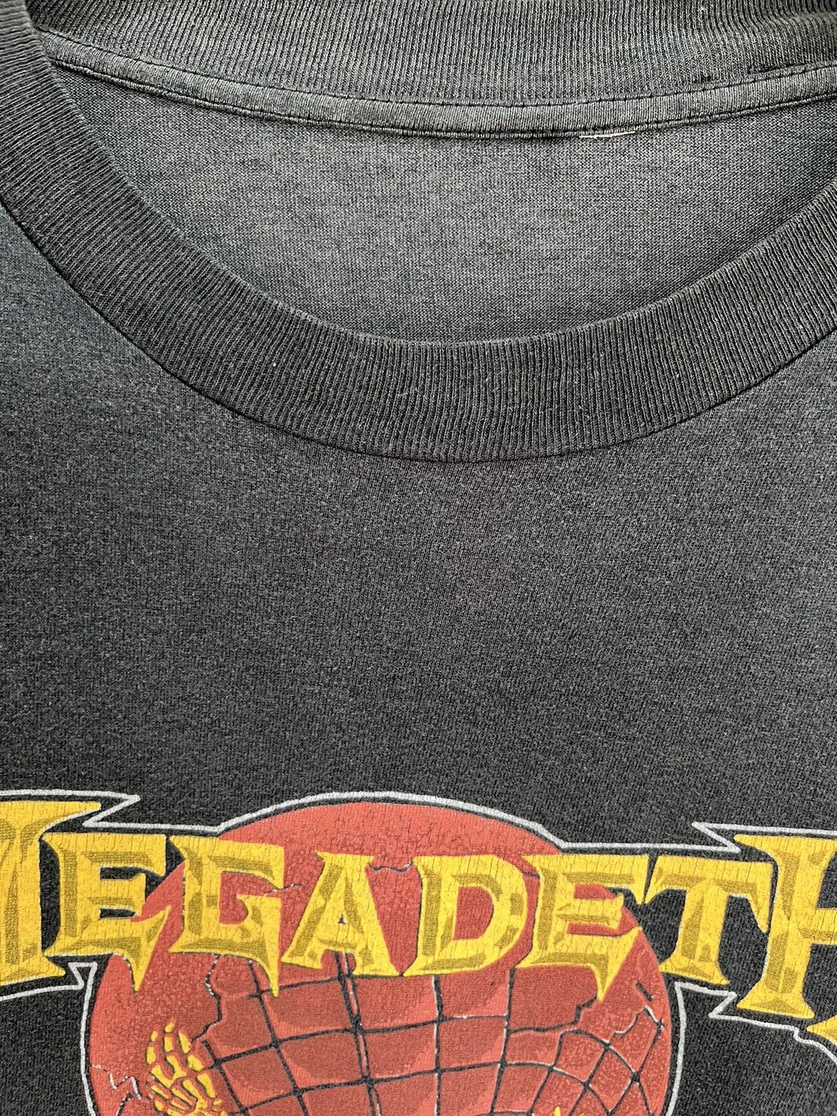 Band Tees Vintage Rare Megadeth Rust in peace 1990s Size US XL / EU 56 / 4 - 7 Thumbnail
