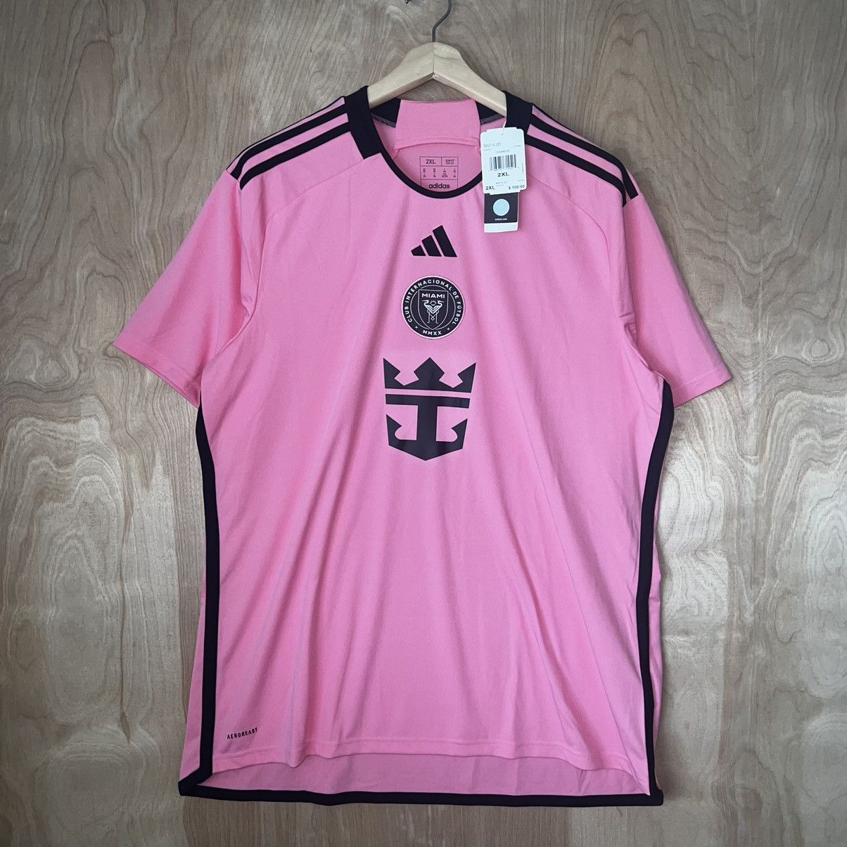 Adidas MEN’S ADIDAS INTER MIAMI CF 2024 2025 LOGO SOCCER JERSEY KIT Size US XXL / EU 58 / 5 - 1 Thumbnail