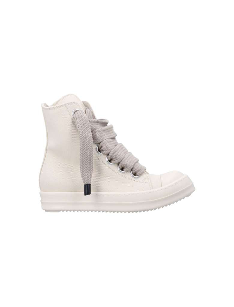 Rick Owens Rick Owens 'DRKSHDW' Jumbo Lace Hi Top Milk & Milk Sneakers Size US 12 / EU 45 - 1 Preview