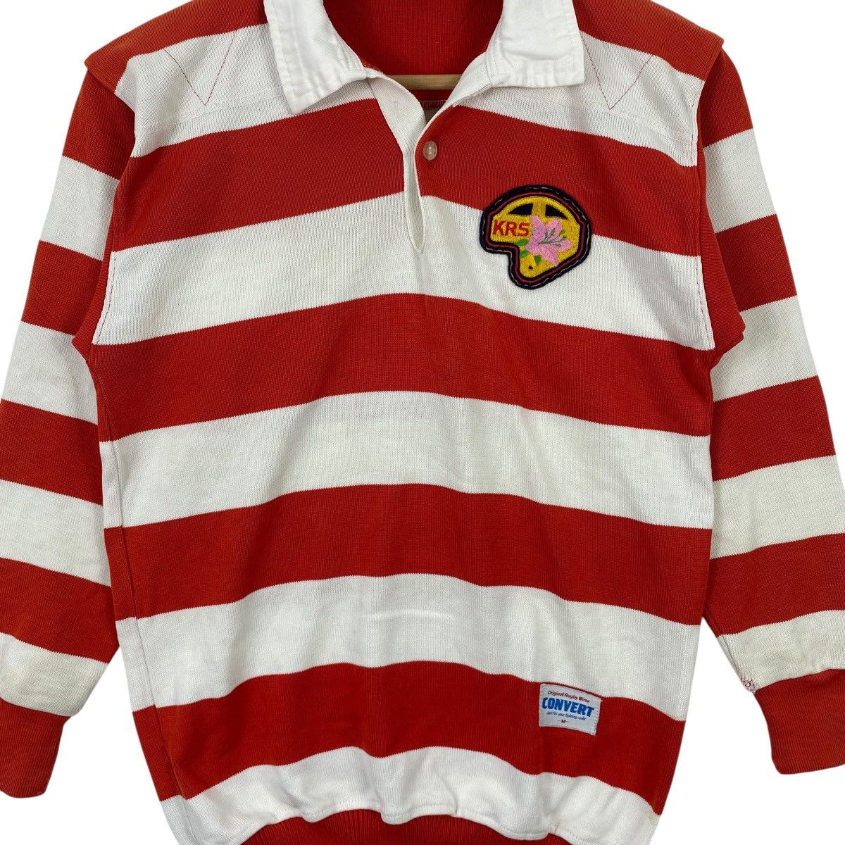 Vintage Vintage 80's KRS Original Rugby Wear Convert White Point Size US M / EU 48-50 / 2 - 3 Thumbnail