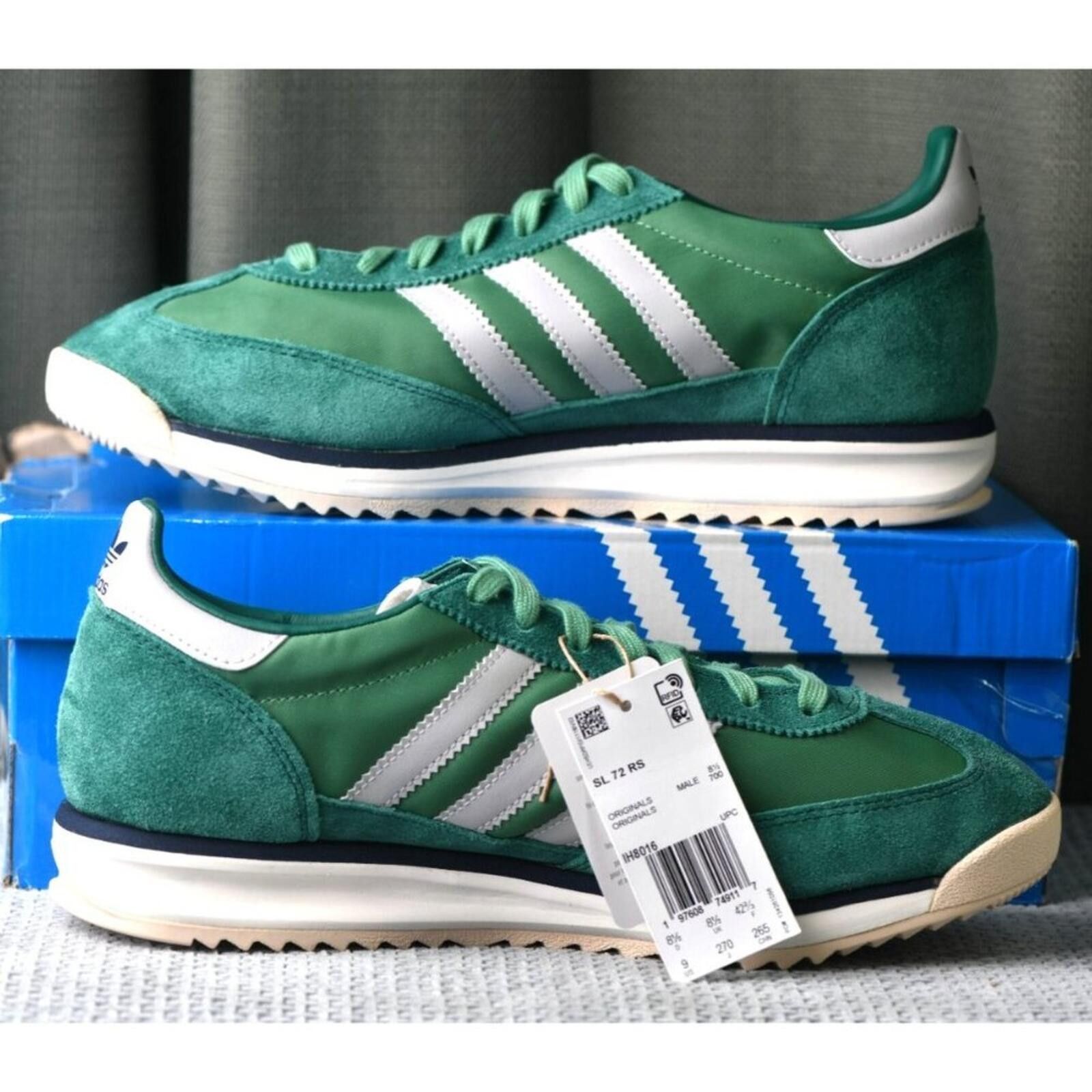 Adidas Adidas SL 72 RS Green/White | IH8016 Size US 9 / EU 42 - 9 Thumbnail