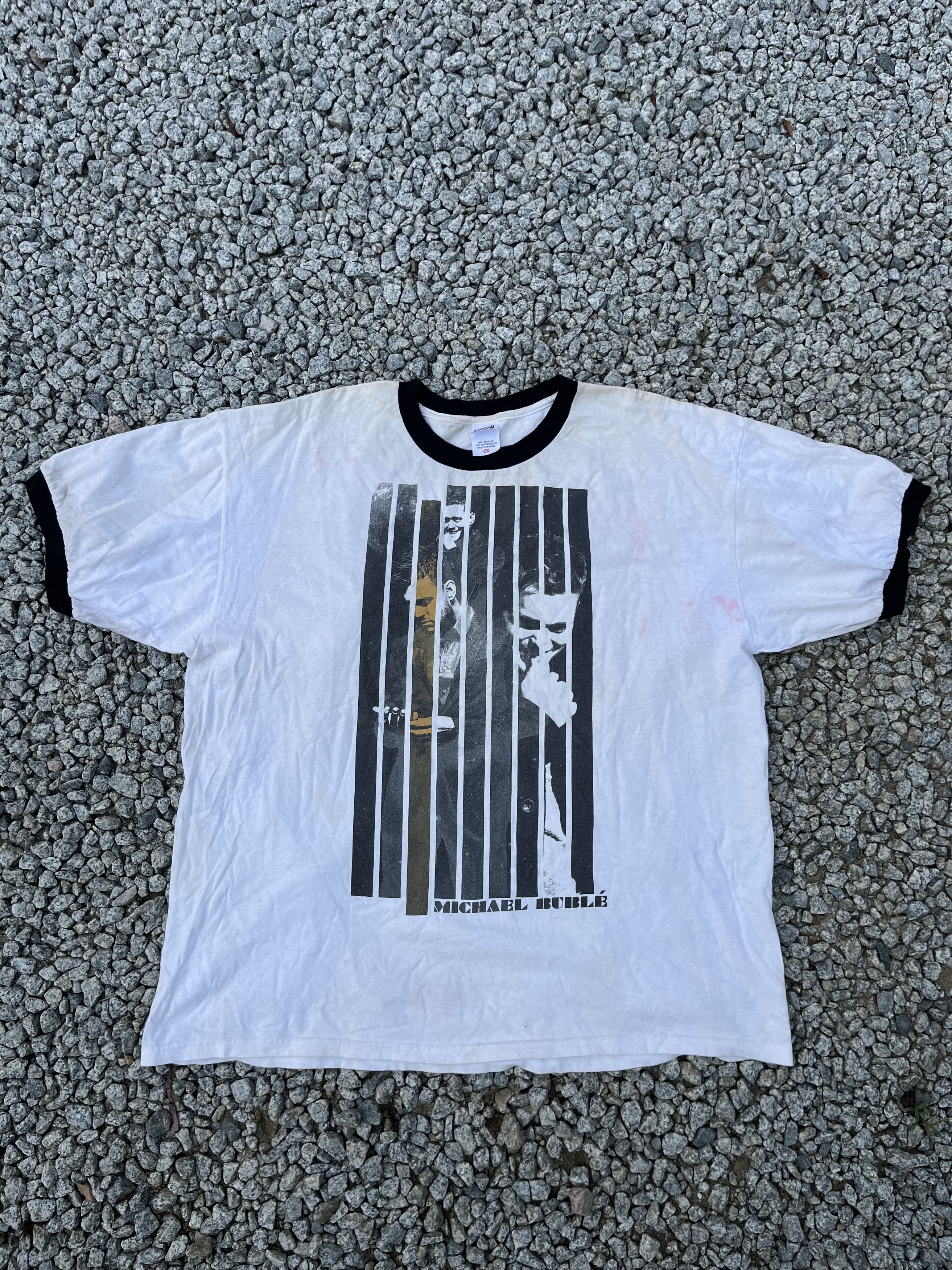 Band Tees × Vintage Vintage 00s Michael Buble Band Music Streetwear Fashion Size US XXL / EU 58 / 5 - 1 Thumbnail