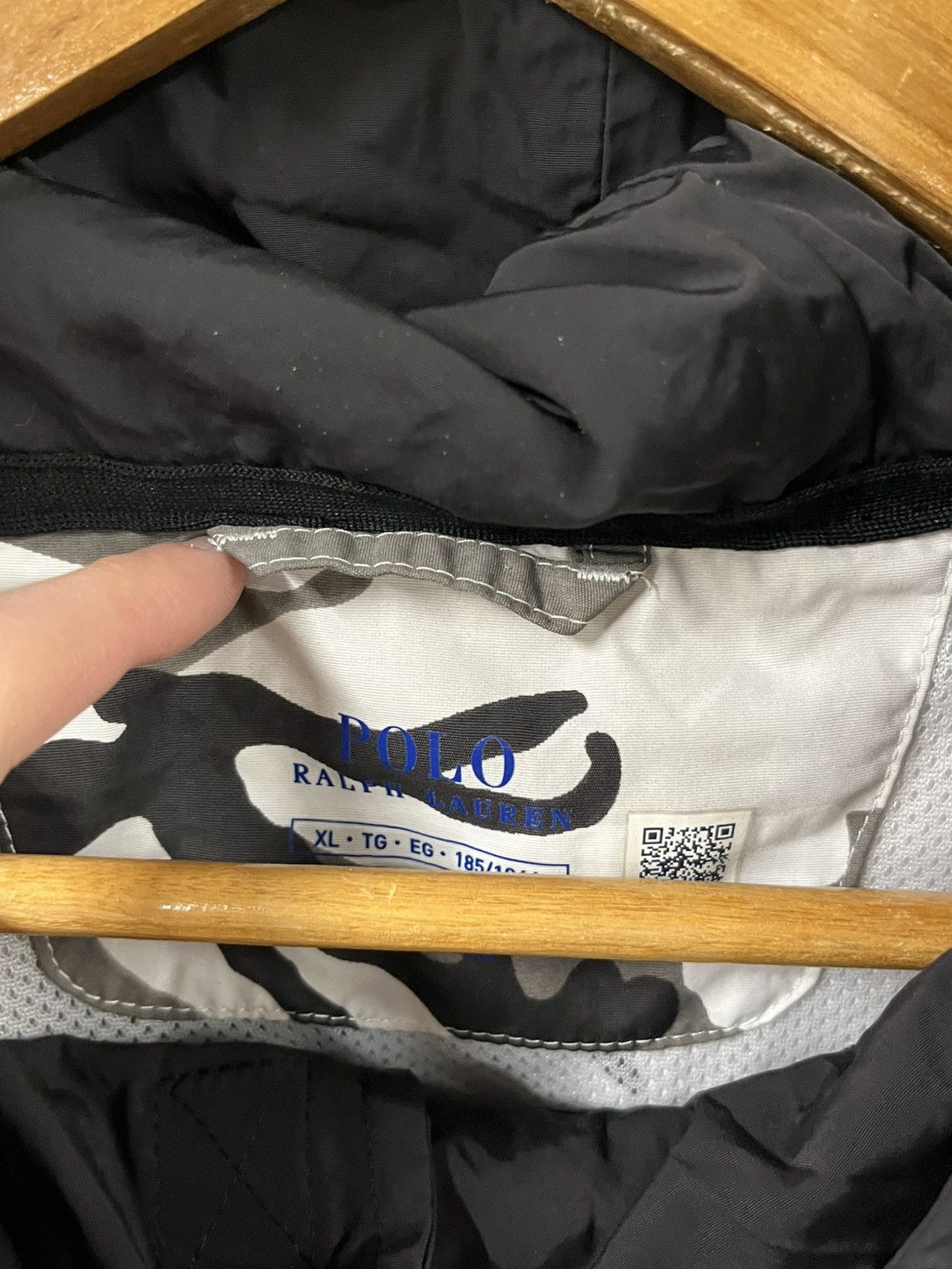 Polo Ralph Lauren Polo Ralph Lauren snow camo windbreaker lightweight jacket Size US XL / EU 56 / 4 - 11 Thumbnail