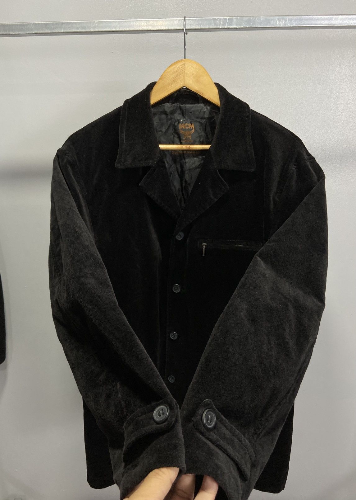 MCM Vintage MCM Legere velvet black coat jacket Size US M / EU 48-50 / 2 - 4 Thumbnail