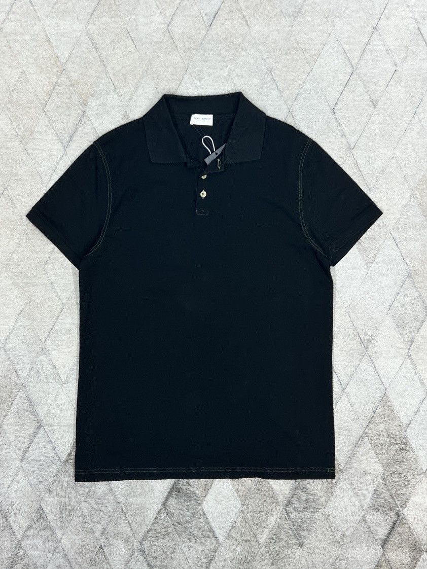 Saint Laurent Paris Saint Laurent Small Logo Embroidery Polo Shirt Size S Size US S / EU 44-46 / 1 - 1 Thumbnail