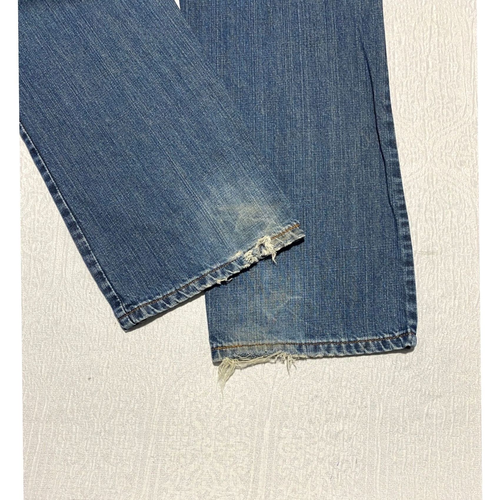 Lee Lee Premium Select Relaxed Fit Jeans Mens 38x32 Medium Wash Blue 5-Pocket Denim Straight Leg Size US 38 / EU 54 - 2 Thumbnail