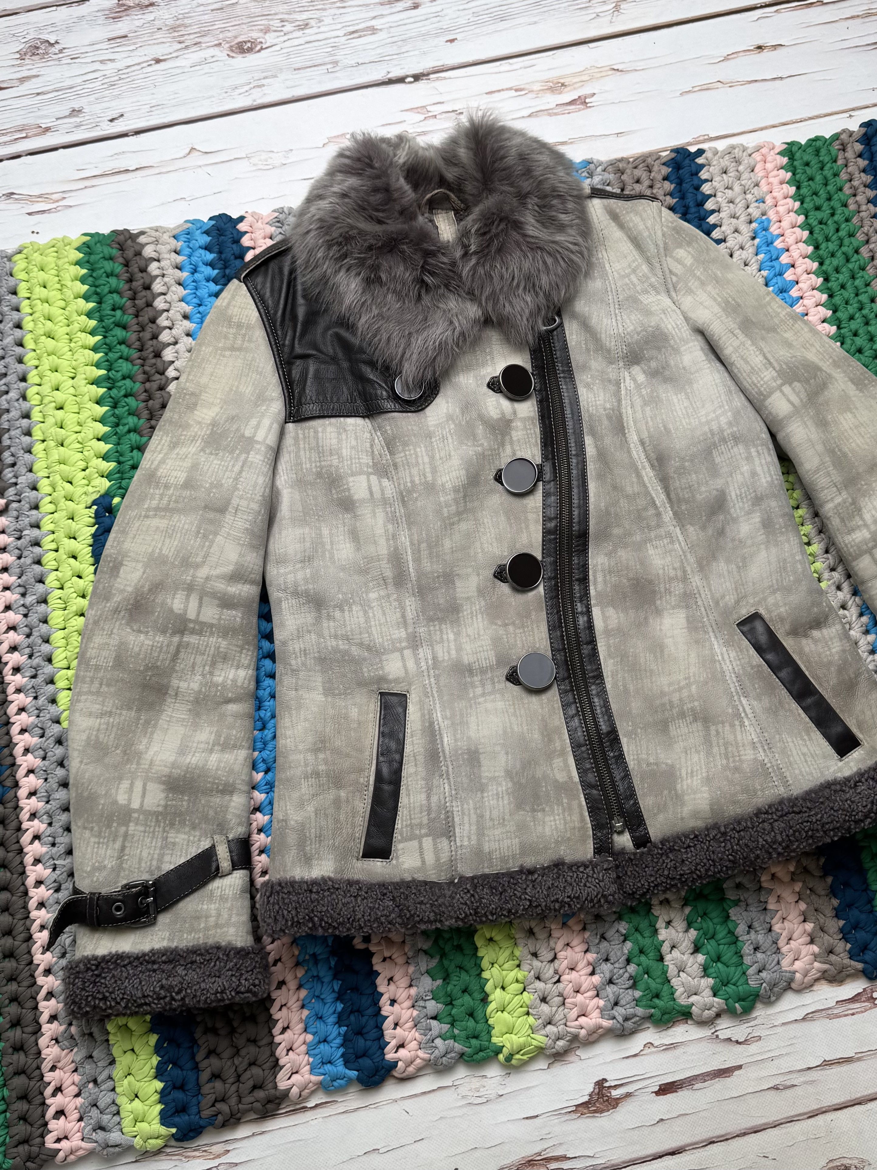 Japanese Brand Vintage Real Sheepskin Jacket (D10)(D15)(V1) Size M / US 6-8 / IT 42-44 - 2 Thumbnail
