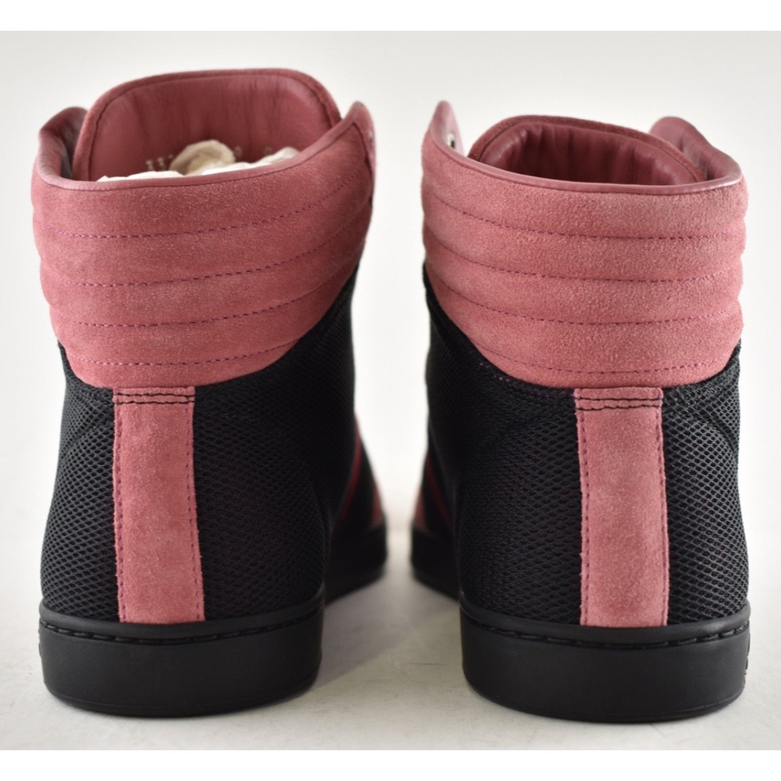 Gucci Gucci Thunder Stretch Black Pink Suede GG High Top US 10 Size US 10 / EU 43 - 11 Thumbnail