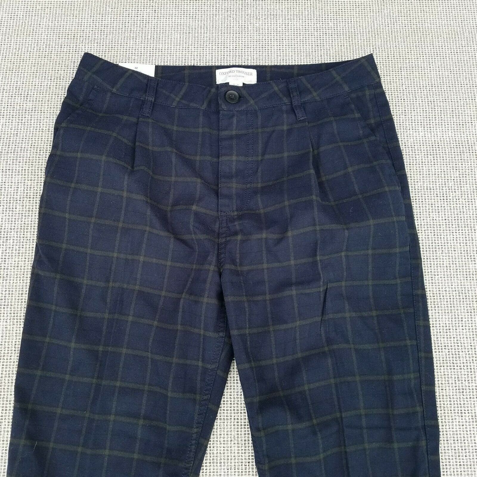 Cotton On Men's Cotton On Oxford Plaid Trouser. Size 32 Size US 32 / EU 48 - 1 Thumbnail