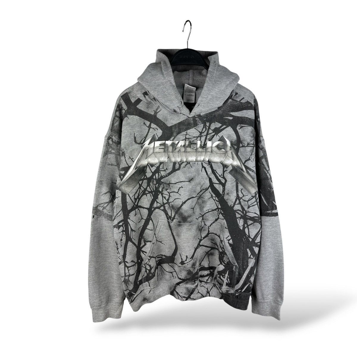 Metallica Vintage 2009 Metalica Tree Branch All Over Print Hoodie Size US L / EU 52-54 / 3 - 1 Thumbnail