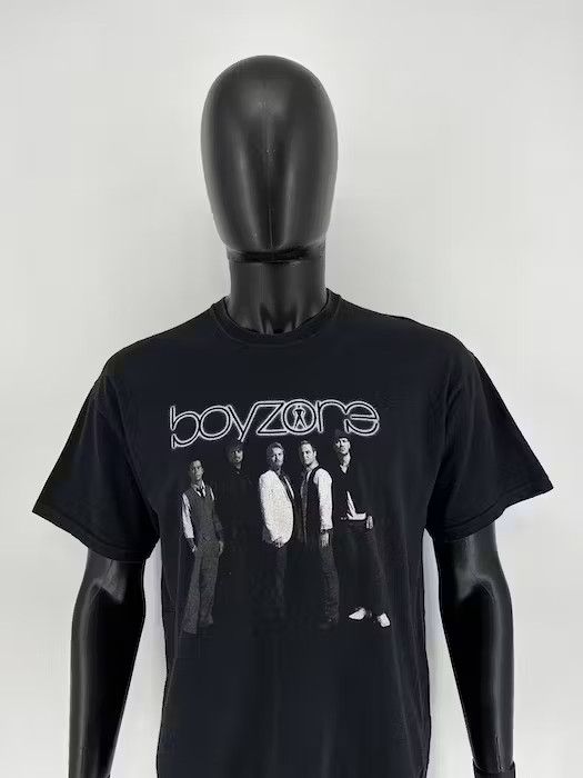 Band Tees × Vintage Vintage Y2K Boyzone T-Shirt Live By Request Tour Tee Size US L / EU 52-54 / 3 - 1 Thumbnail