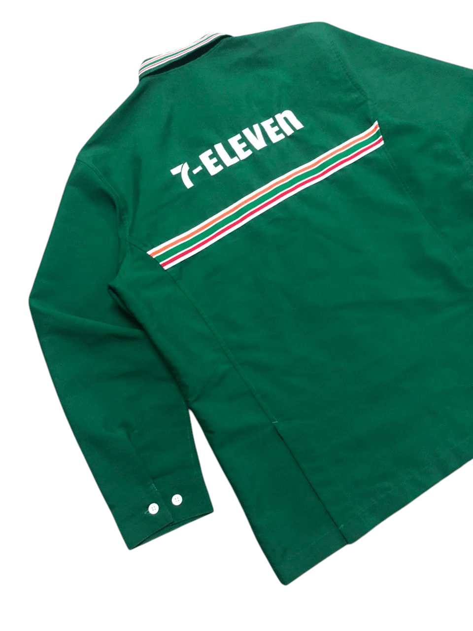 Japanese Brand × Uniform Wares × Vintage Vintage 90s 7 Eleven Shirt Uniform Long Sleeve Size US L / EU 52-54 / 3 - 9 Thumbnail
