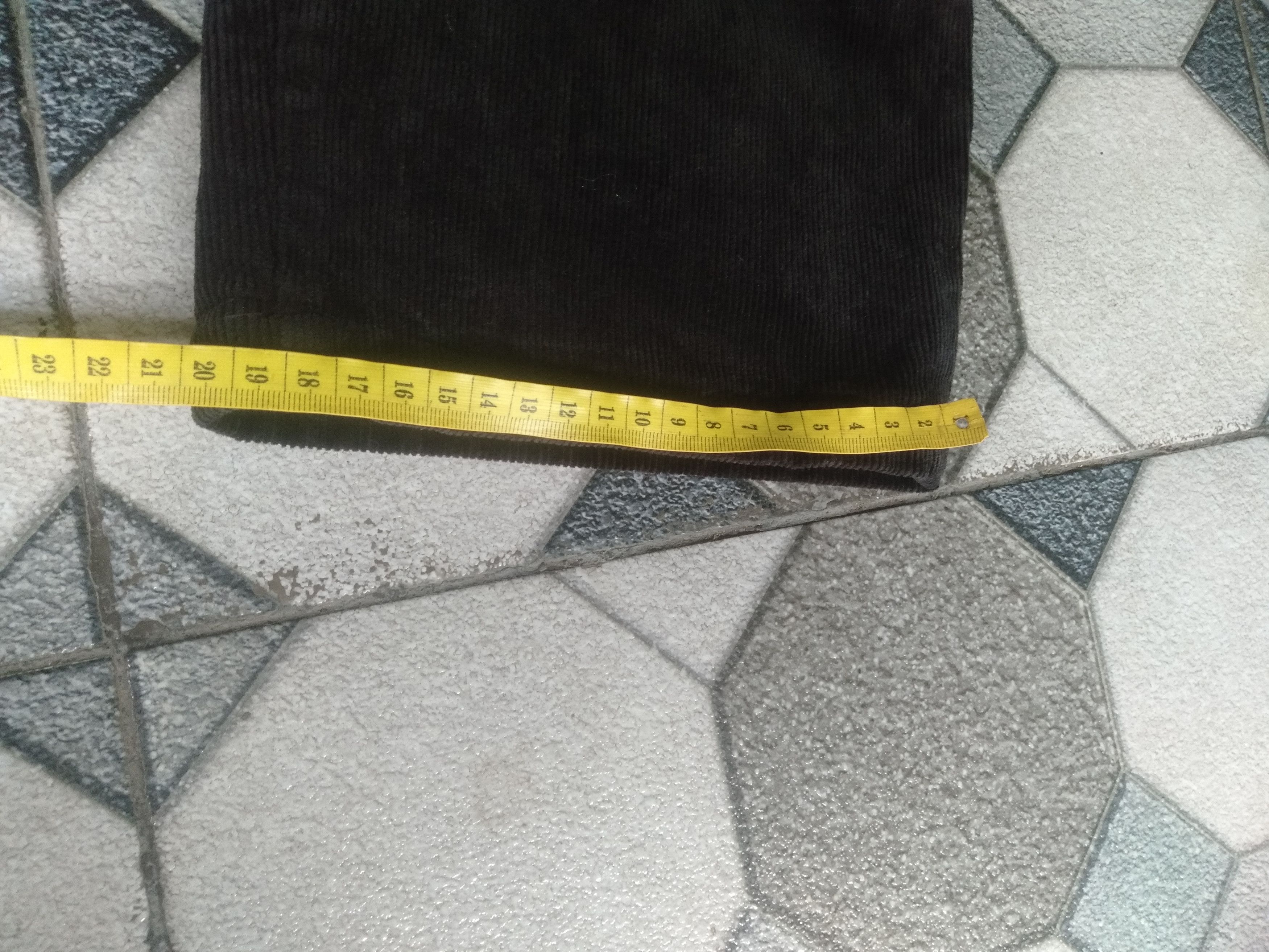 Issey Miyake Musinsa Standard Faded Black Corduroy Jeans Size US 34 / EU 50 - 6 Thumbnail