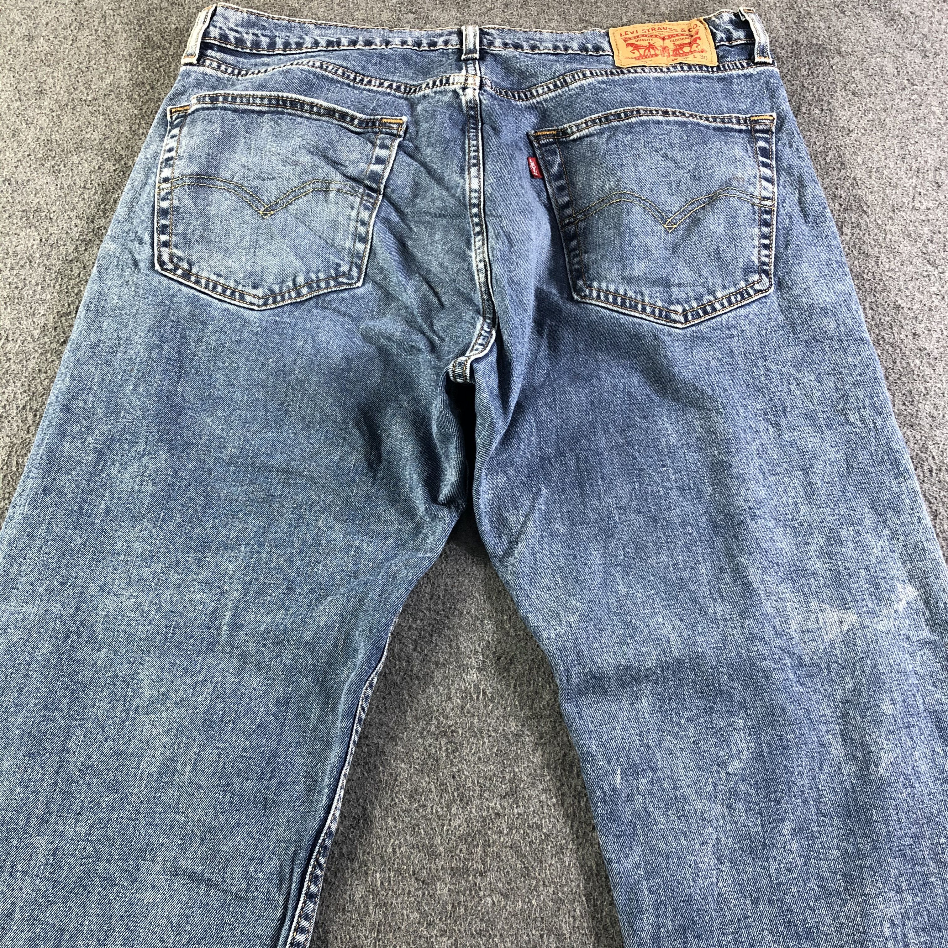 Levi's Vintage Blue Wash Levis 505 Jeans-J4359 Size US 35 - 4 Thumbnail
