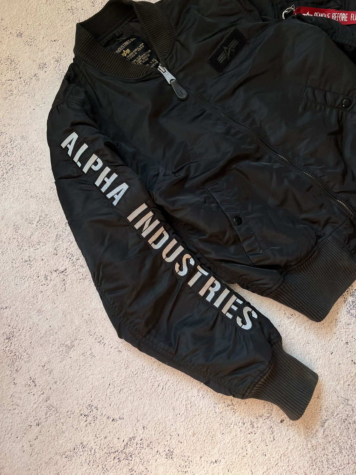 Alpha Industries × Vintage Alpha Industries MA-1 Bomber Jacket Size US S / EU 44-46 / 1 - 6 Thumbnail