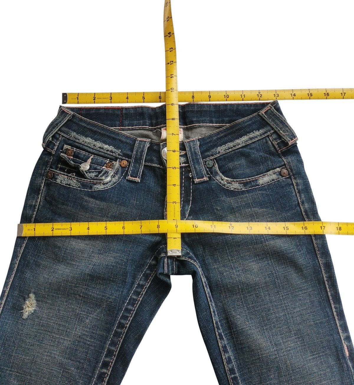 True Religion Bootcut True Religion Women Jeans Size 26" / US 2 / IT 38 - 10 Thumbnail
