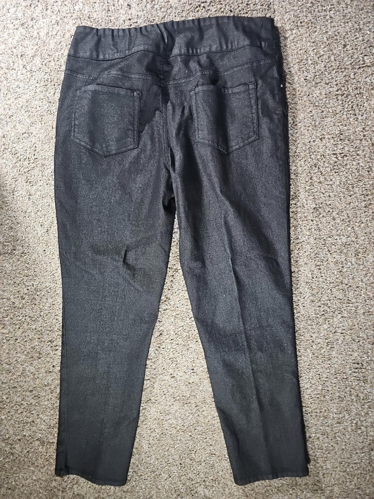 Blair Blair Black Stretch Jeans 18MS 36x30 Size 40" / US 18 - 6 Thumbnail