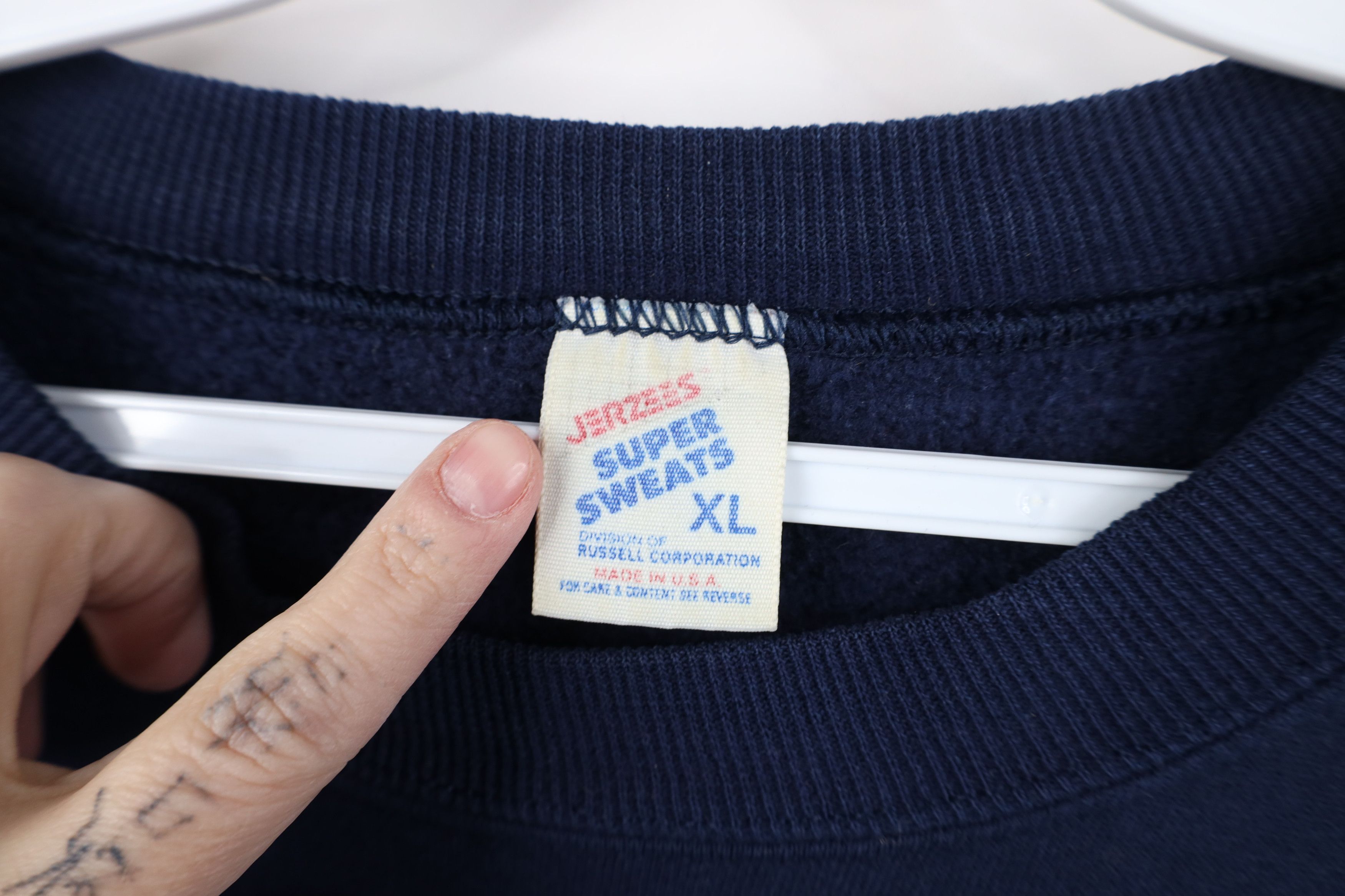 Vintage Vintage 90s US Air Force ROTC Crewneck Sweatshirt Blue USA Size US XL / EU 56 / 4 - 9 Thumbnail