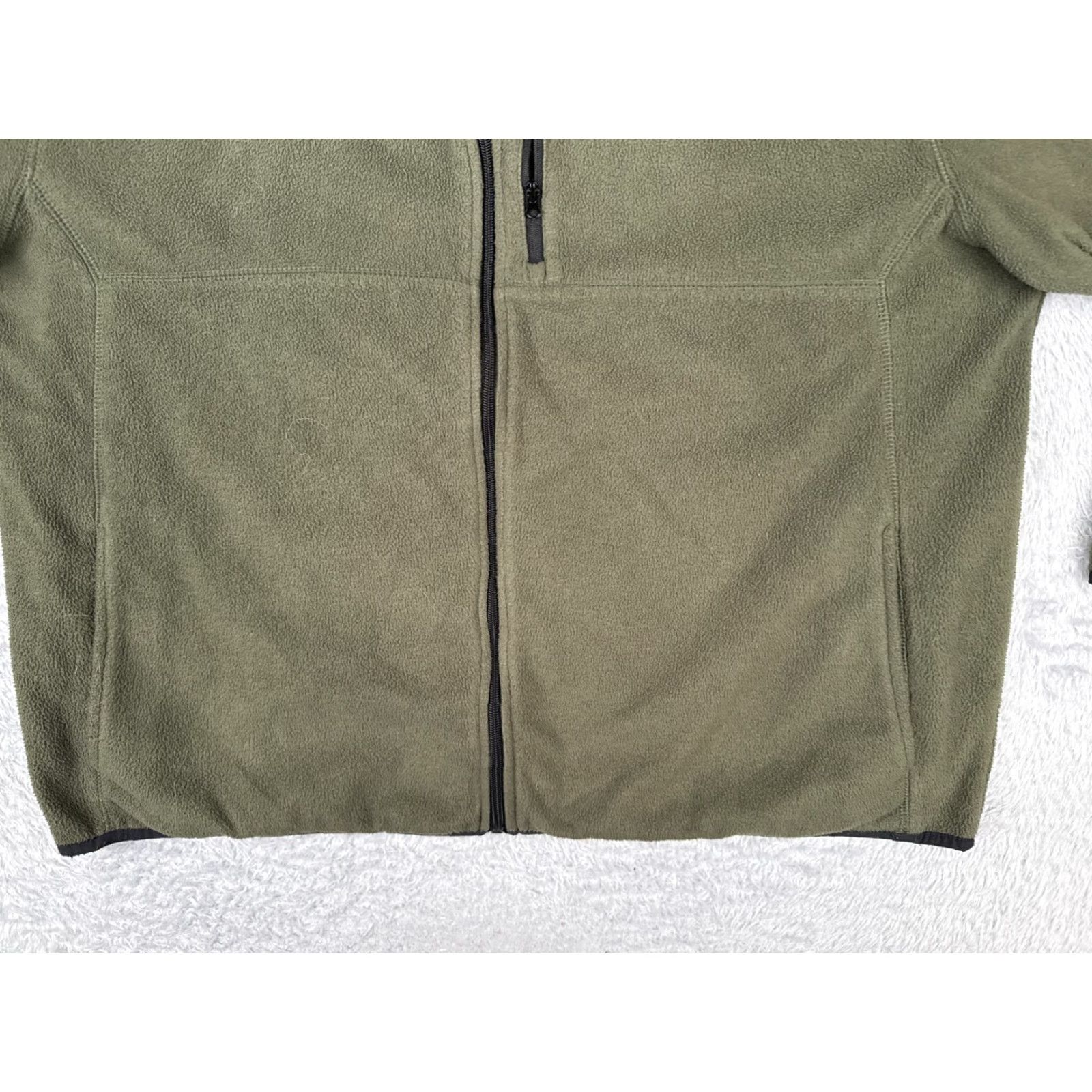 Timberland Timberland Jacket Men 2XL Green Full Zip Mock Neck 100% Polyester Windbreaker Lined Pocket Logo 80s? Size US XXL / EU 58 / 5 - 5 Thumbnail