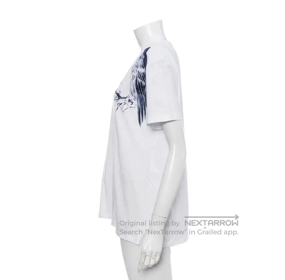 Alexander McQueen Alexander McQueen Short Sleeve White Graphic T-Shirt . Size US S / EU 44-46 / 1 - 8 Thumbnail