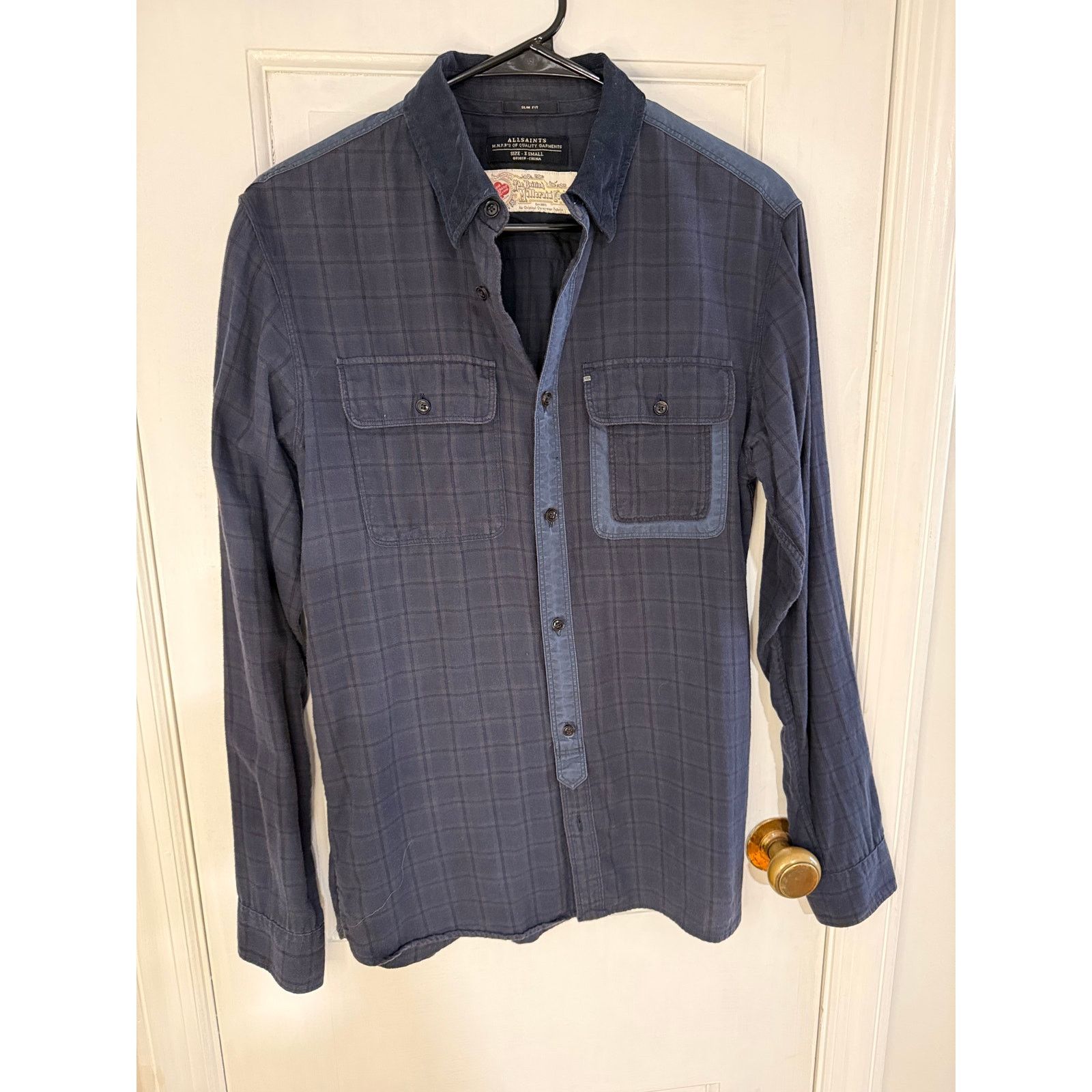 Allsaints All Saints Millerain Special Edition Button Down Men's X-Sm Size US XS / EU 42 / 0 - 1 Thumbnail